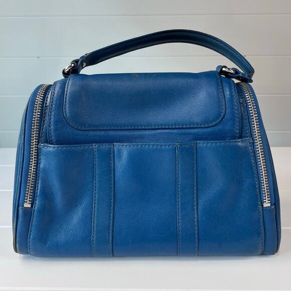 Cole Haan Vintage Cerulean Blue Handbag Purse & Ocean Alexa Wallet - Picture 3 of 16